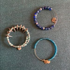 Three Alex & Ani Bangles!
